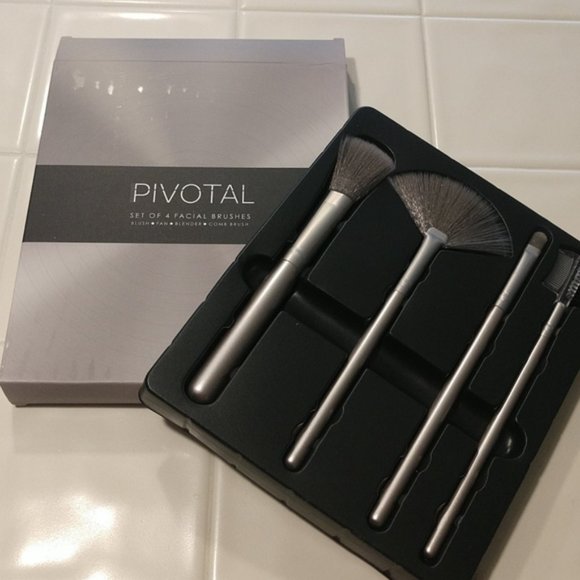 Pivotal Cosmetics 4 PC. Brush Set Makeup NEW - Picture 1 of 7